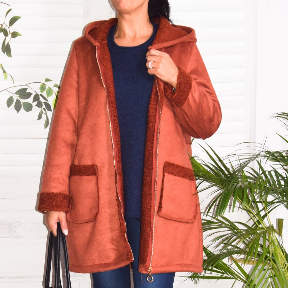 Manteau Estelle, marque Lagenlook pour Kalimbaka ...