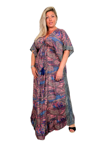 Anika, robe indienne hippie grande taille