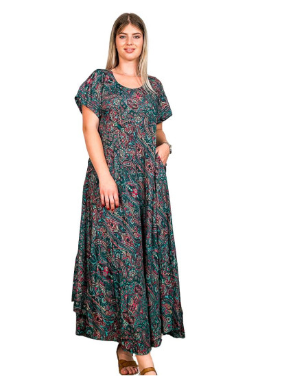 Sanya, robe longue indienne, grande taille